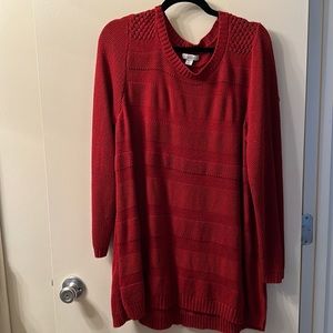 Croft & Barrow Red Sweater in 2X